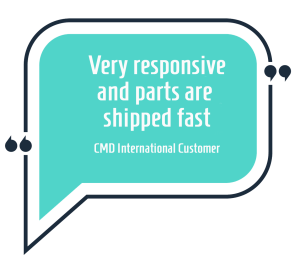 CMD parts are shipped fast