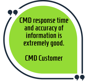 good accuracy response time CMD 